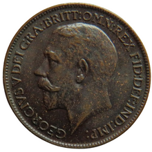 Load image into Gallery viewer, 1912 King George V Farthing Coin In High Grade Dark Finish
