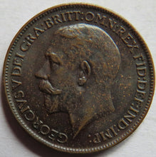 Load image into Gallery viewer, 1912 King George V Farthing Coin In High Grade Dark Finish
