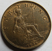 Load image into Gallery viewer, 1936 King George V Farthing Coin In High Grade
