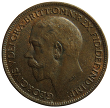 Load image into Gallery viewer, 1919 King George V Farthing Coin In Higher Grade
