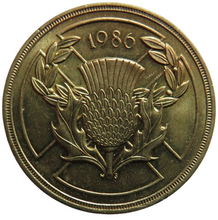 Load image into Gallery viewer, 1986 Scottish Commonwealth Games £2 Two Pound Coin
