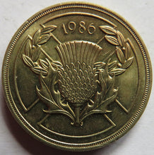 Load image into Gallery viewer, 1986 Scottish Commonwealth Games £2 Two Pound Coin
