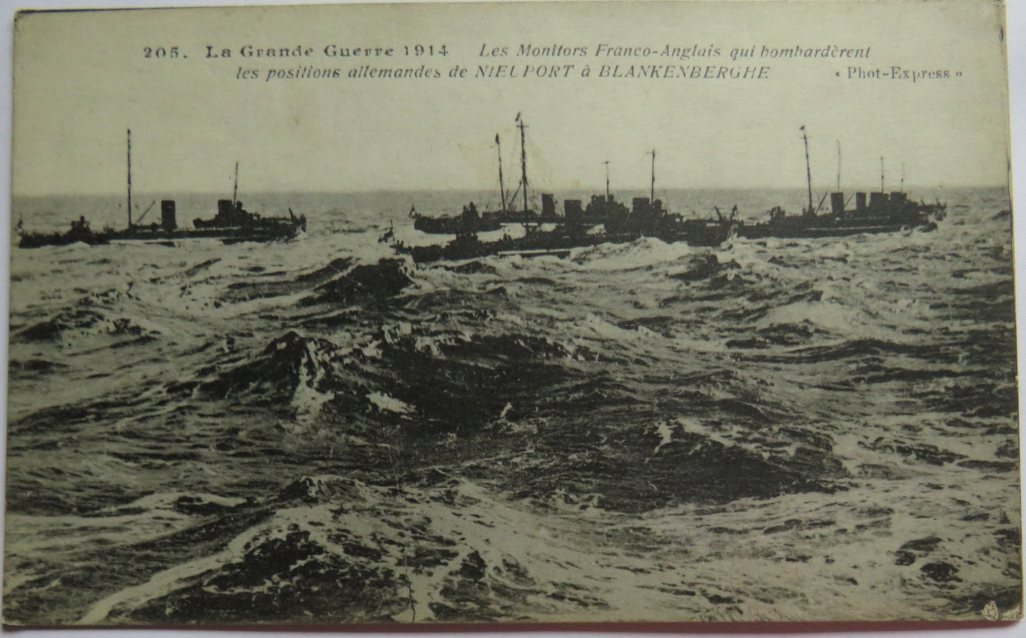 Vintage Warship Postcard of Le Grande Guerre 1914