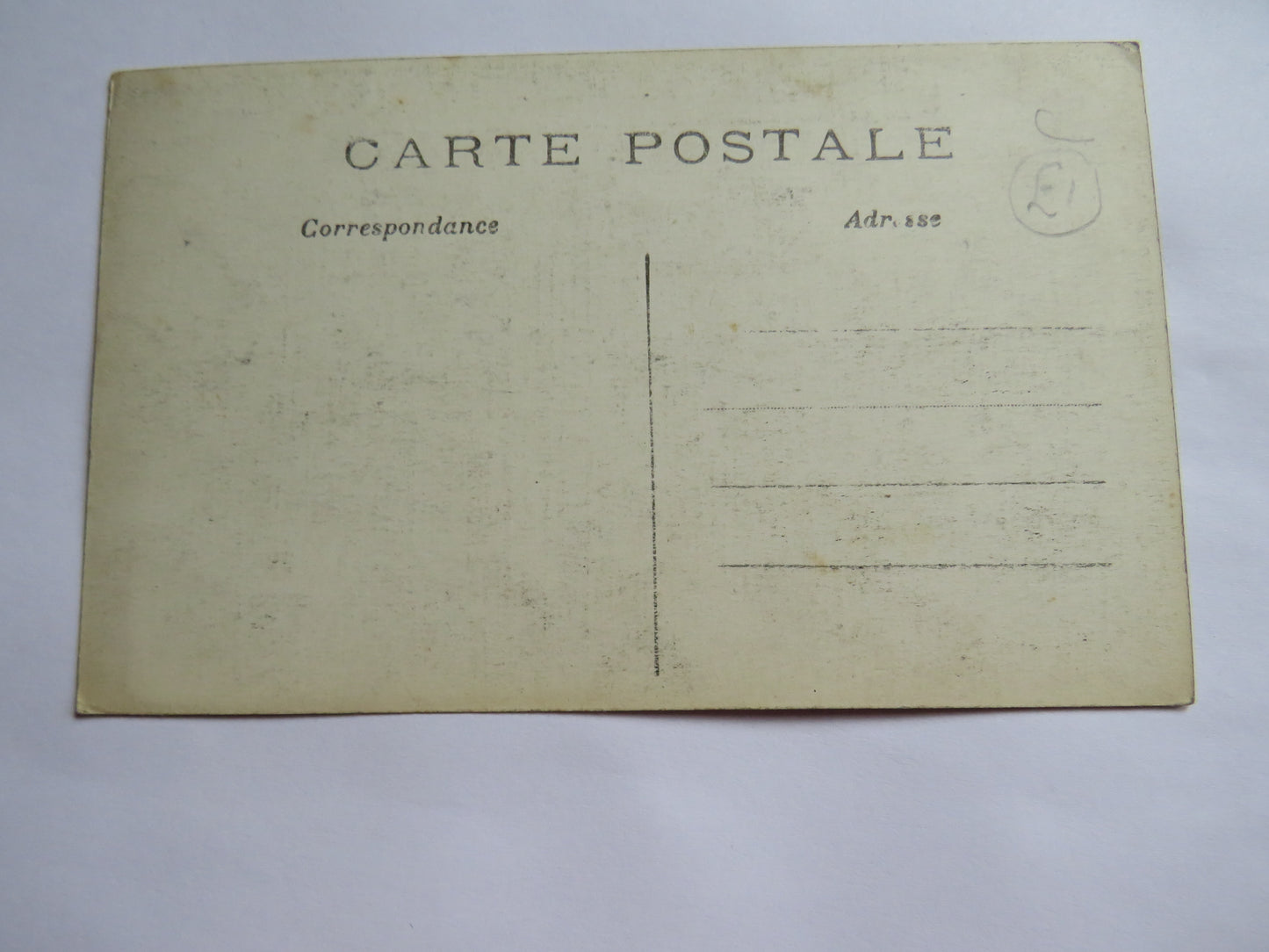 Vintage Warship Postcard of Le Grande Guerre 1914