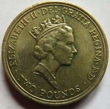 Load image into Gallery viewer, 1986 Scottish Commonwealth Games £2 Two Pound Coin
