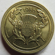 Load image into Gallery viewer, 1986 Scottish Commonwealth Games £2 Two Pound Coin
