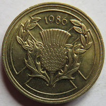 Load image into Gallery viewer, 1986 Scottish Commonwealth Games £2 Two Pound Coin
