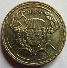 Load image into Gallery viewer, 1986 Scottish Commonwealth Games £2 Two Pound Coin
