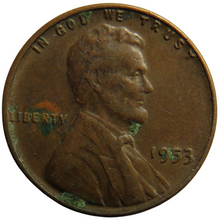 Load image into Gallery viewer, 1953 USA Lincoln One Cent Coin
