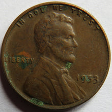 Load image into Gallery viewer, 1953 USA Lincoln One Cent Coin
