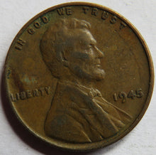 Load image into Gallery viewer, 1945 USA Lincoln One Cent Coin
