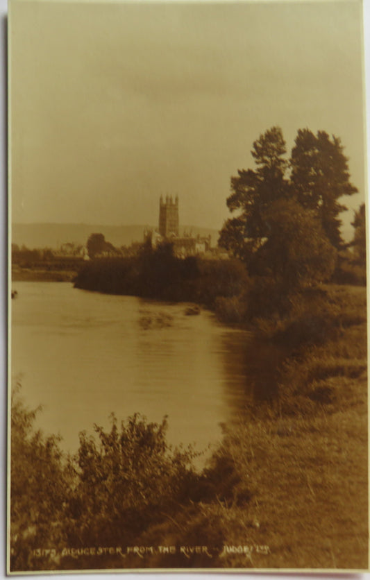Vintage Postcard of Gloucester From The River