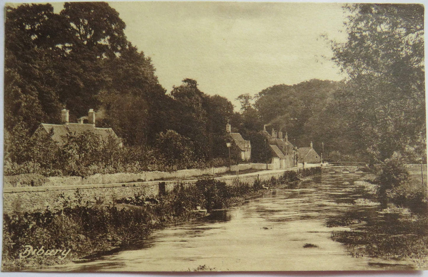 Vintage Postcard of Bibury 1946