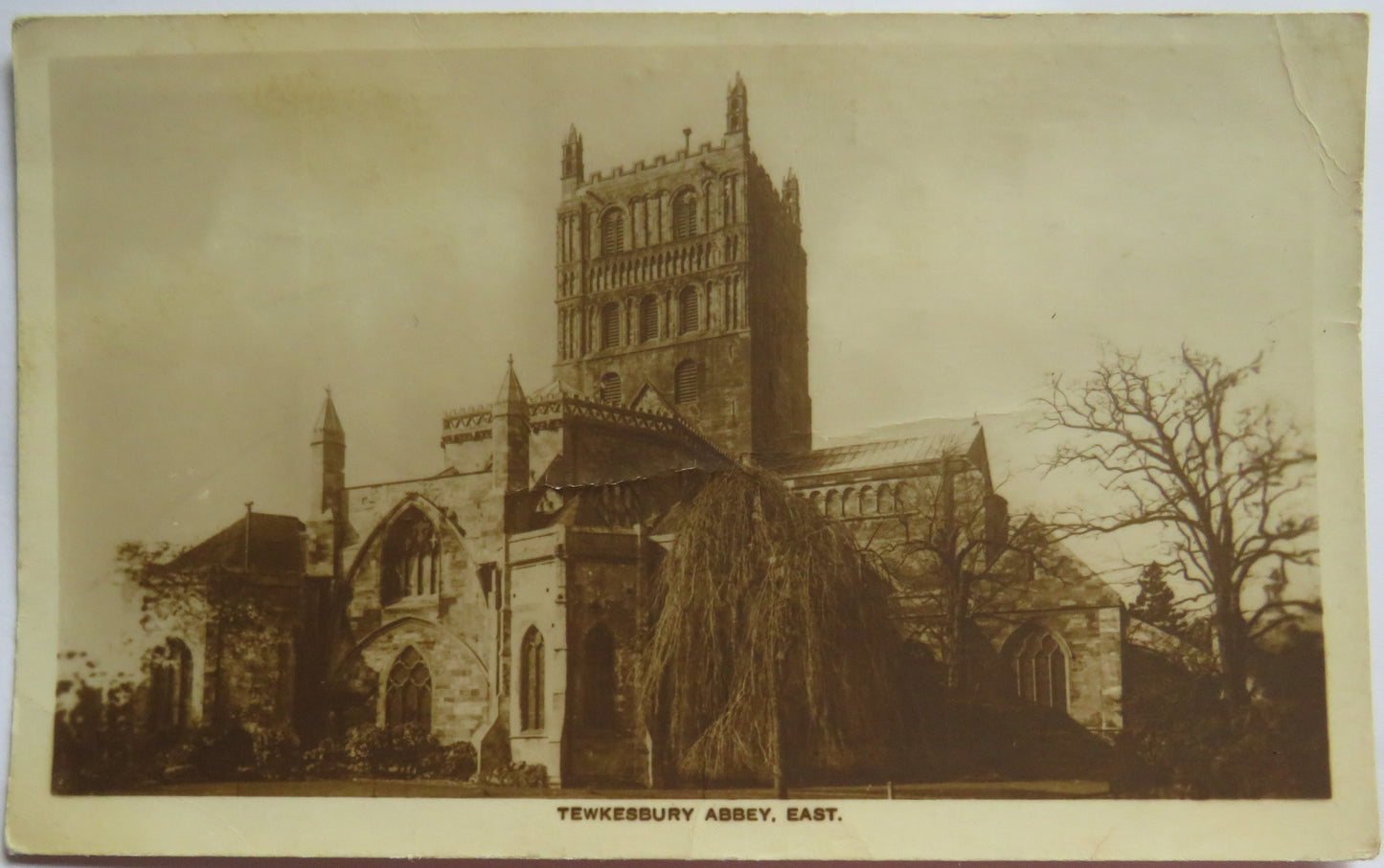 Vintage Postcard of Tewkesbury Abbey, East