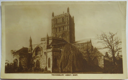 Vintage Postcard of Tewkesbury Abbey, East