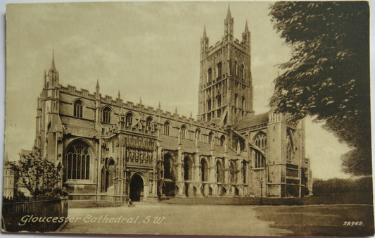 Vintage Postcard of Gloucester Cathedral, S.W