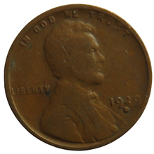 Load image into Gallery viewer, 1929-D USA Lincoln One Cent Coin
