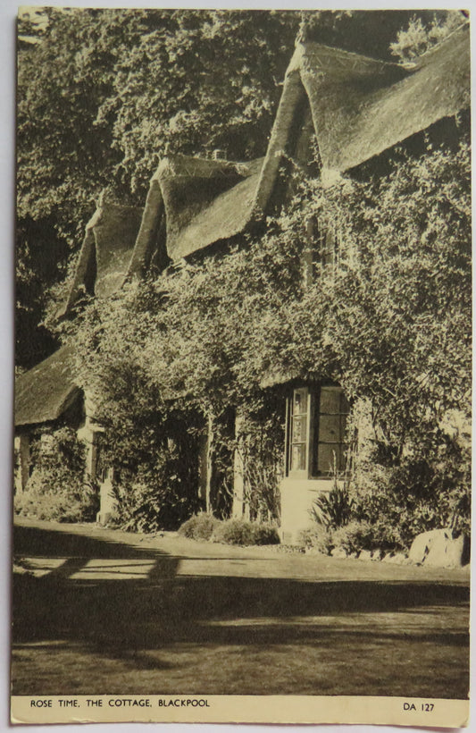 Vintage Postcard of The Rose Time, The Cottage, Blackpool 1962