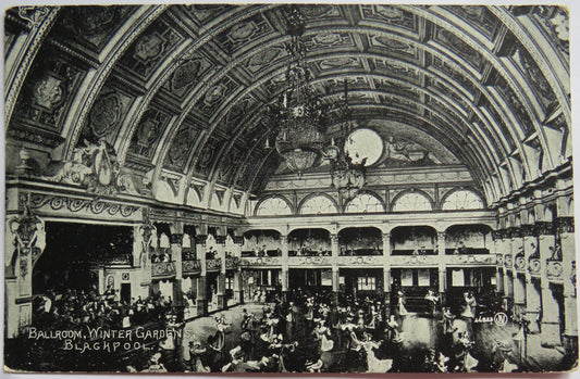 Vintage Postcard of The Ballroom, Winter Garden, Blackpool
