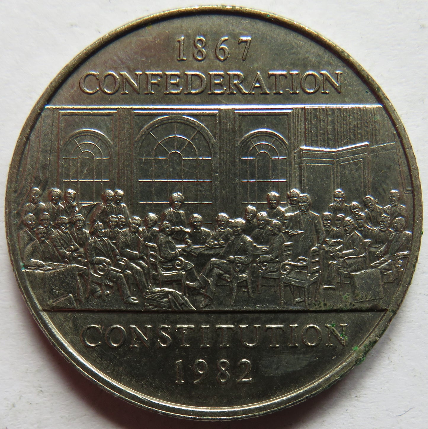 1982 Queen Elizabeth II Canada $1 One Dollar Coin