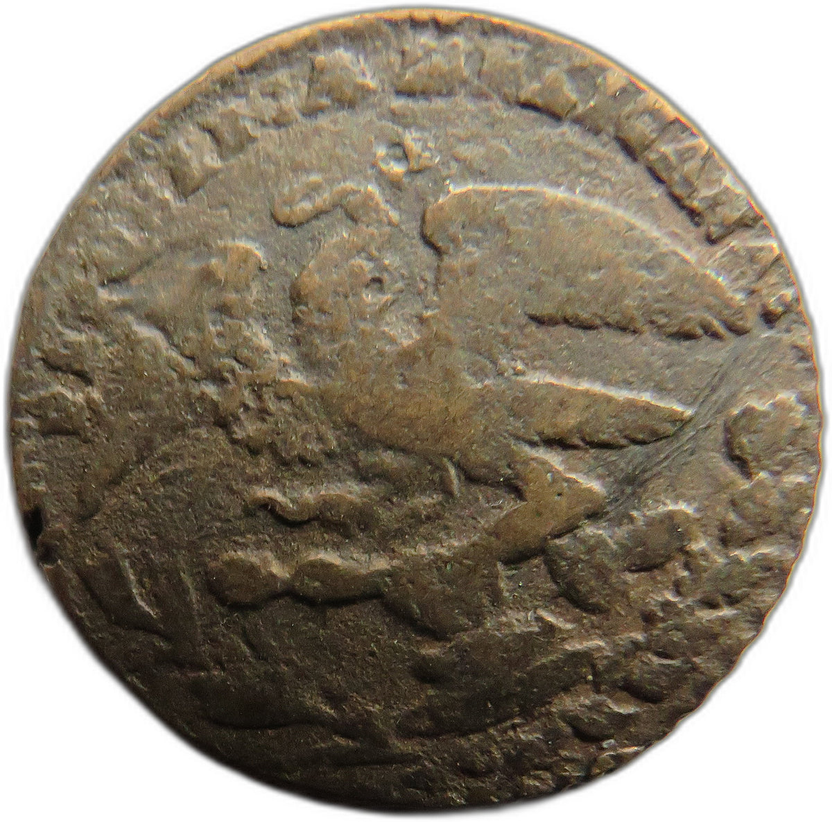 1836 Mexico 1/4 Real Coin