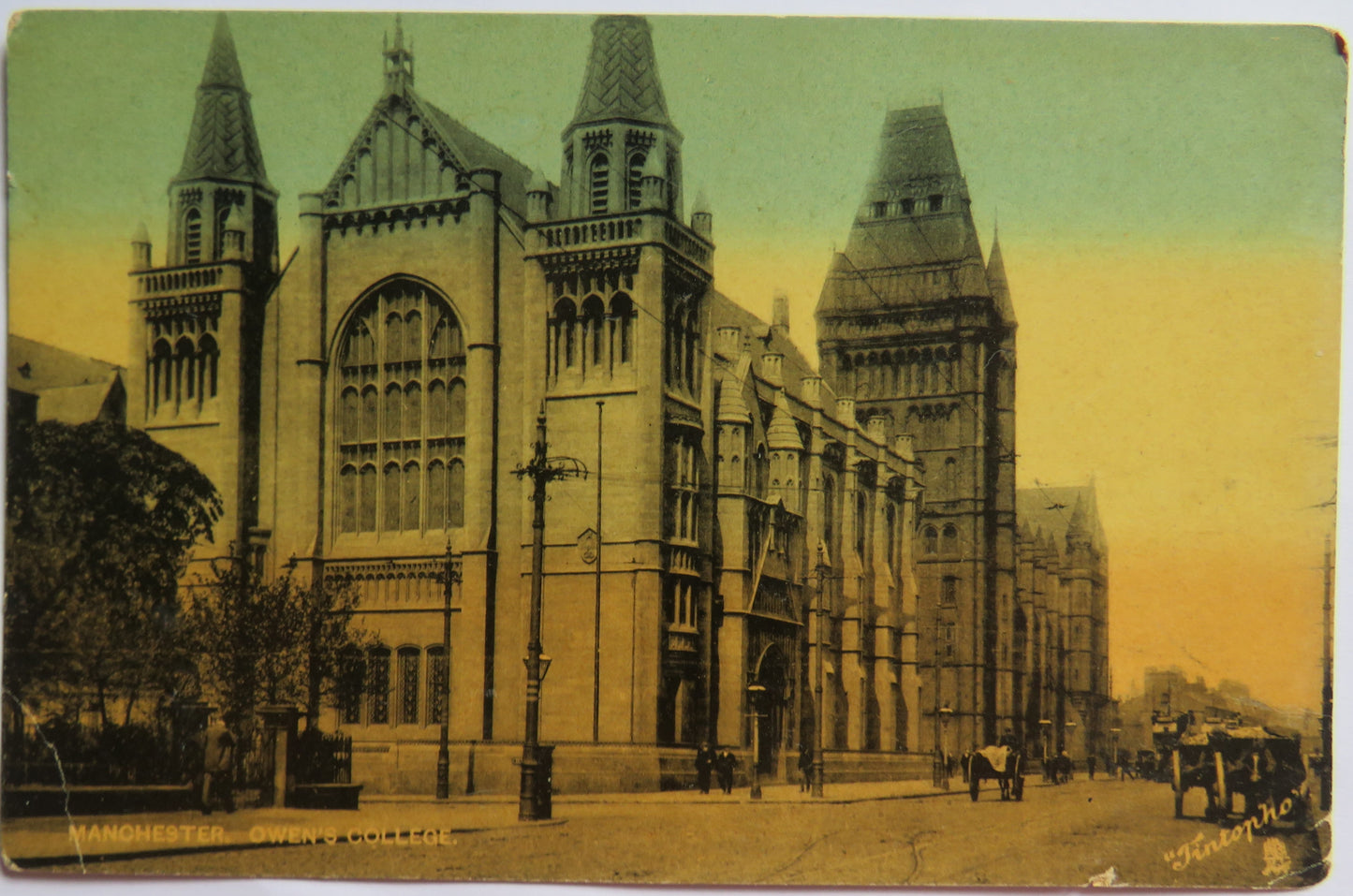 Vintage Postcard of Manchester, Owen's College