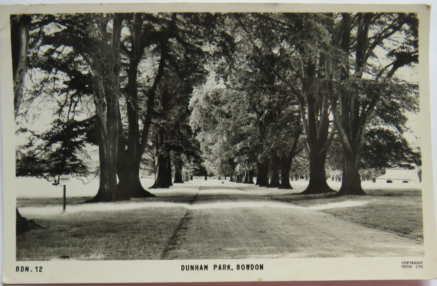 Vintage Postcard of Dunham Park, Bowdon