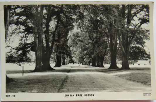 Vintage Postcard of Dunham Park, Bowdon