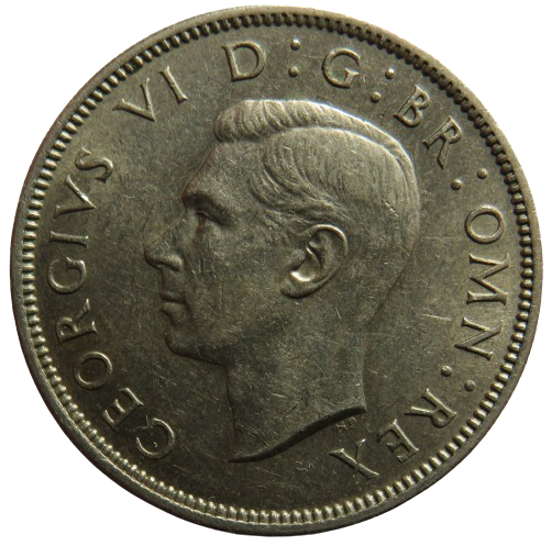 1950 King George VI Florin / Two Shillings Coin In High Grade