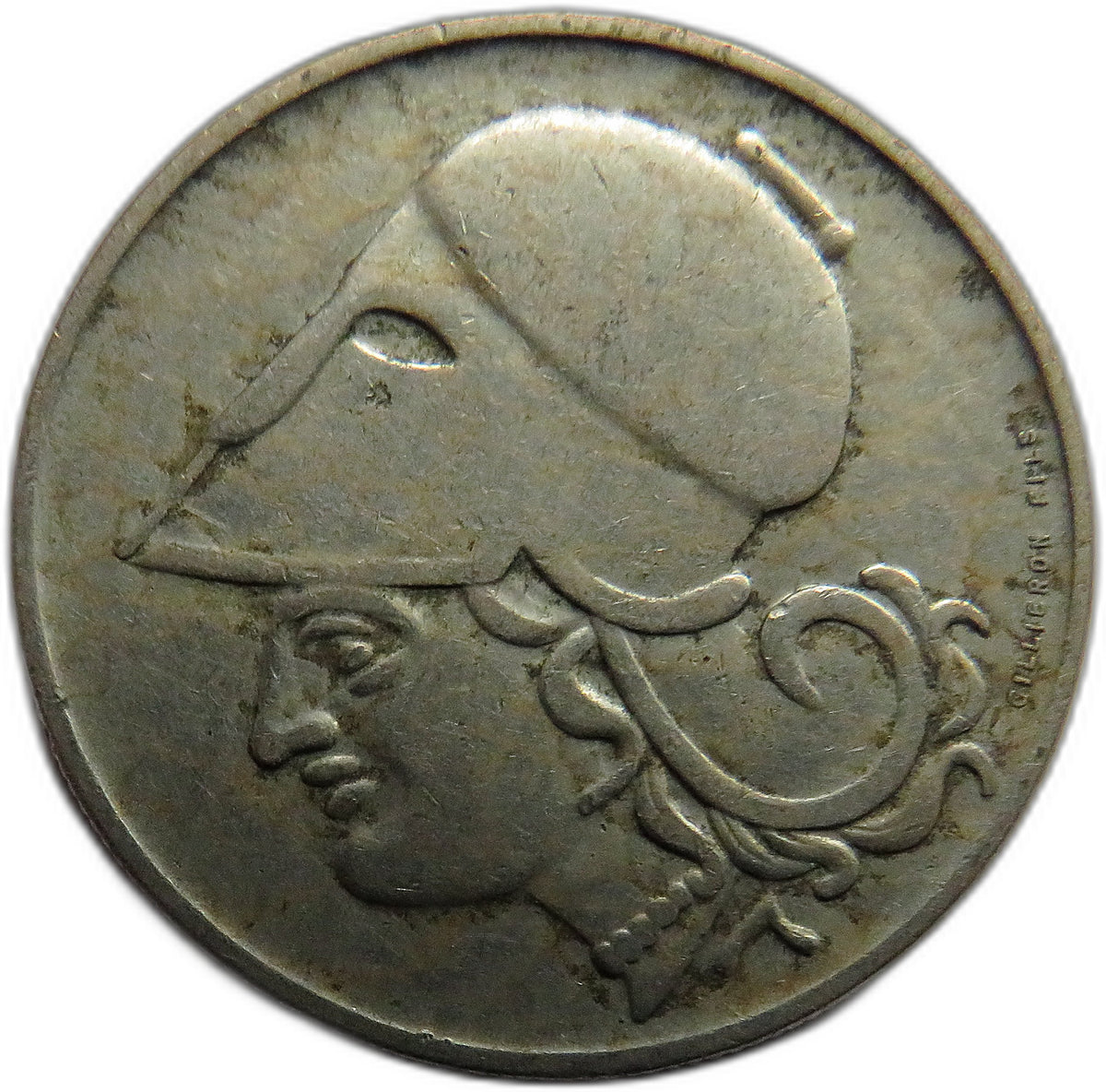 1926 Greece 2 Drachmai Coin
