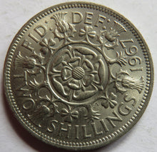 Load image into Gallery viewer, 1967 Queen Elizabeth II Florin / Two Shillings Coin In High Grade
