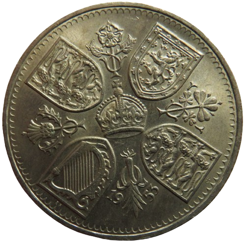 1953 Queen Elizabeth II Coronation Crown Coin