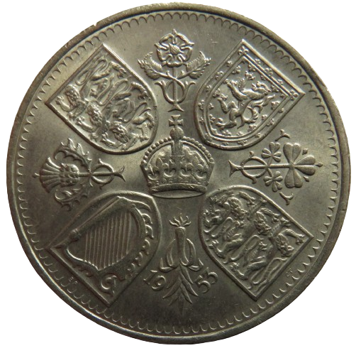 1953 Queen Elizabeth II Coronation Crown Coin