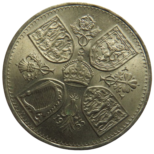 1953 Queen Elizabeth II Coronation Crown Coin