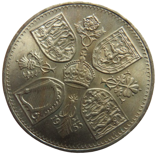 1953 Queen Elizabeth II Coronation Crown Coin