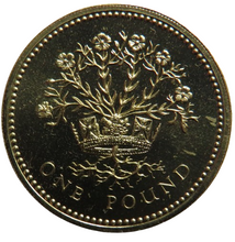 Load image into Gallery viewer, 1991 Queen Elizabeth II £1 One Pound Northern Ireland Blooming Flax
