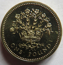 Load image into Gallery viewer, 1991 Queen Elizabeth II £1 One Pound Northern Ireland Blooming Flax
