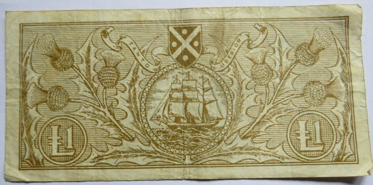 1966 Bank of Scotland £1 One Pound Banknote
