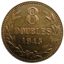 Load image into Gallery viewer, 1945 Guernsey 8 Doubles Coin In Higher Grade
