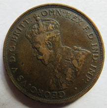 Load image into Gallery viewer, 1911 King George V Australia One Penny Coin
