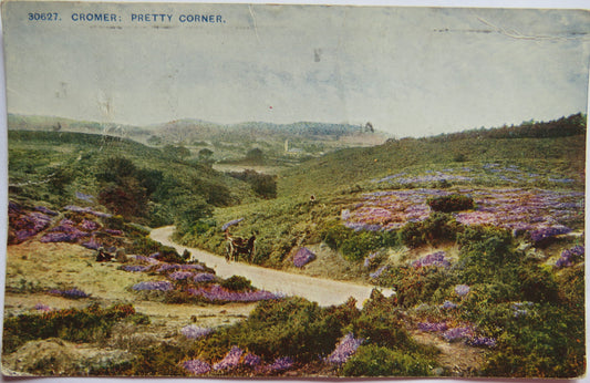 Vintage Postcard of Cromer: Pretty Corner