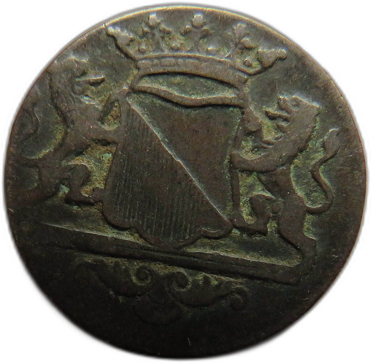 1786 Netherlands East Indies One Duit Coin