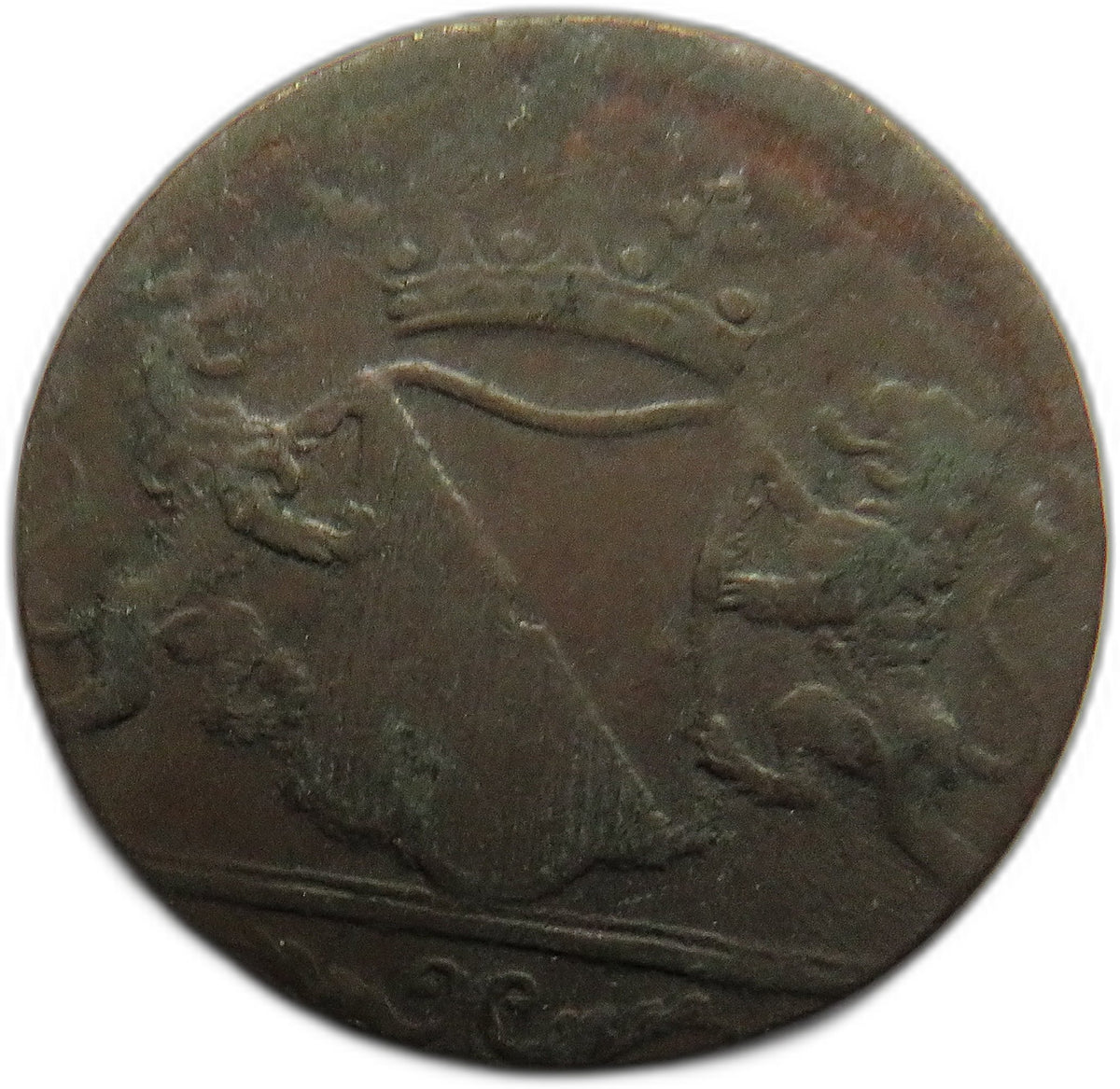 1790 Netherlands East Indies One Duit Coin