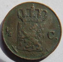 Load image into Gallery viewer, 1854 Netherlands 1/2 Cent Coin
