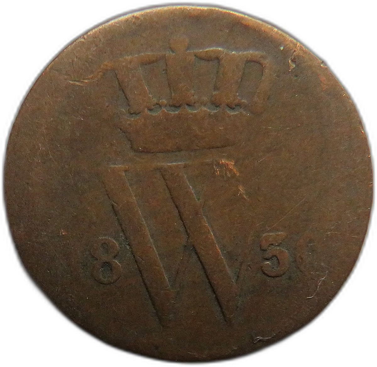 1830 Netherlands One Cent Coin Key Date