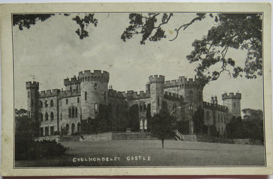 Vintage Postcard of Cholmondeley Castle