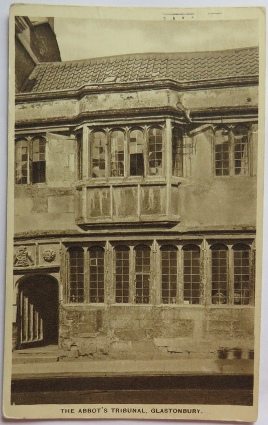Vintage Postcard of The Abbot's Tribunal Glastonbury 1964