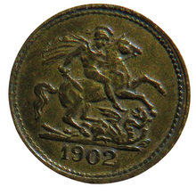 Load image into Gallery viewer, 1902 Edward VII Model Sovereign - Small Coin
