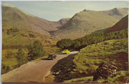 Vintage Postcard of Glen Nevis
