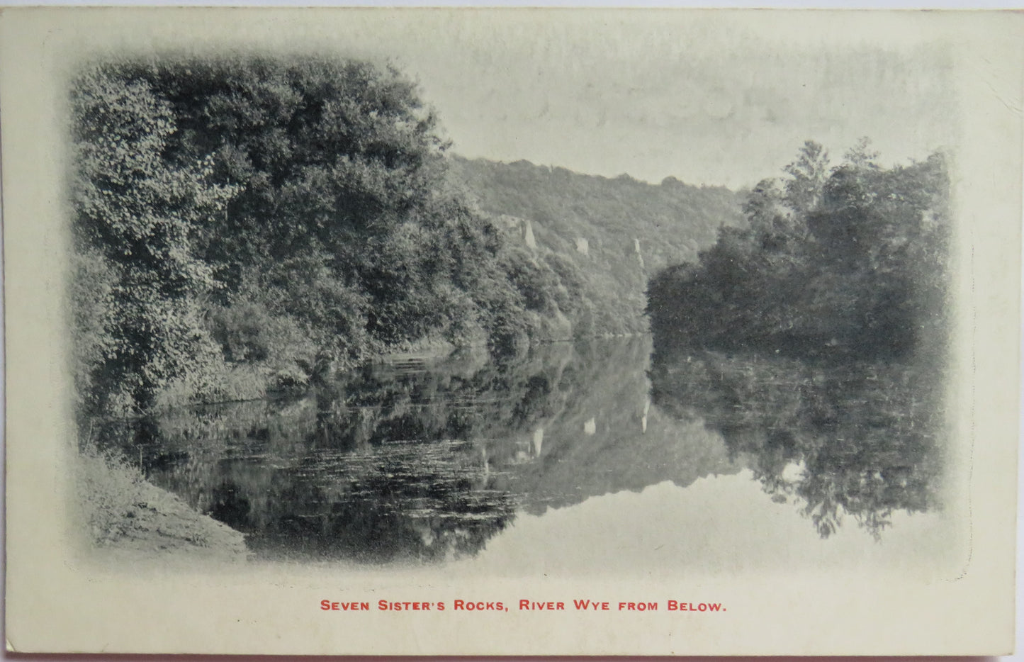 Vintage Postcard of Seven Sisters Rocks, River Wye